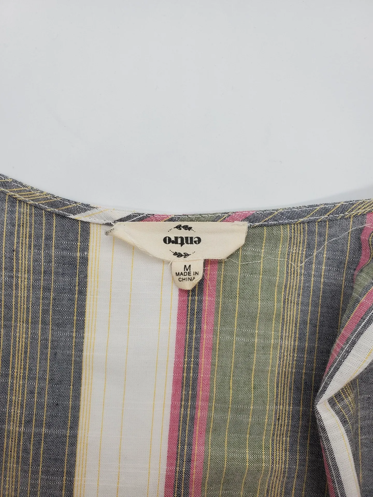 Striped Wrap Dress - Image 5