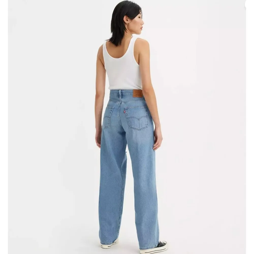 Levi's Premium Women's 24x30 Baggy Dad Jeans In the Middle Medium Wash - Image 3