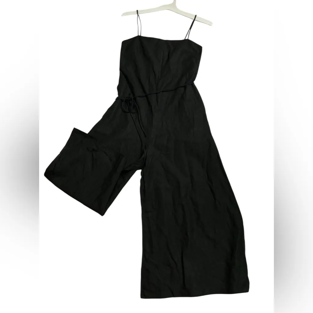 H&M Black Strappy Jumpsuit - Image 4
