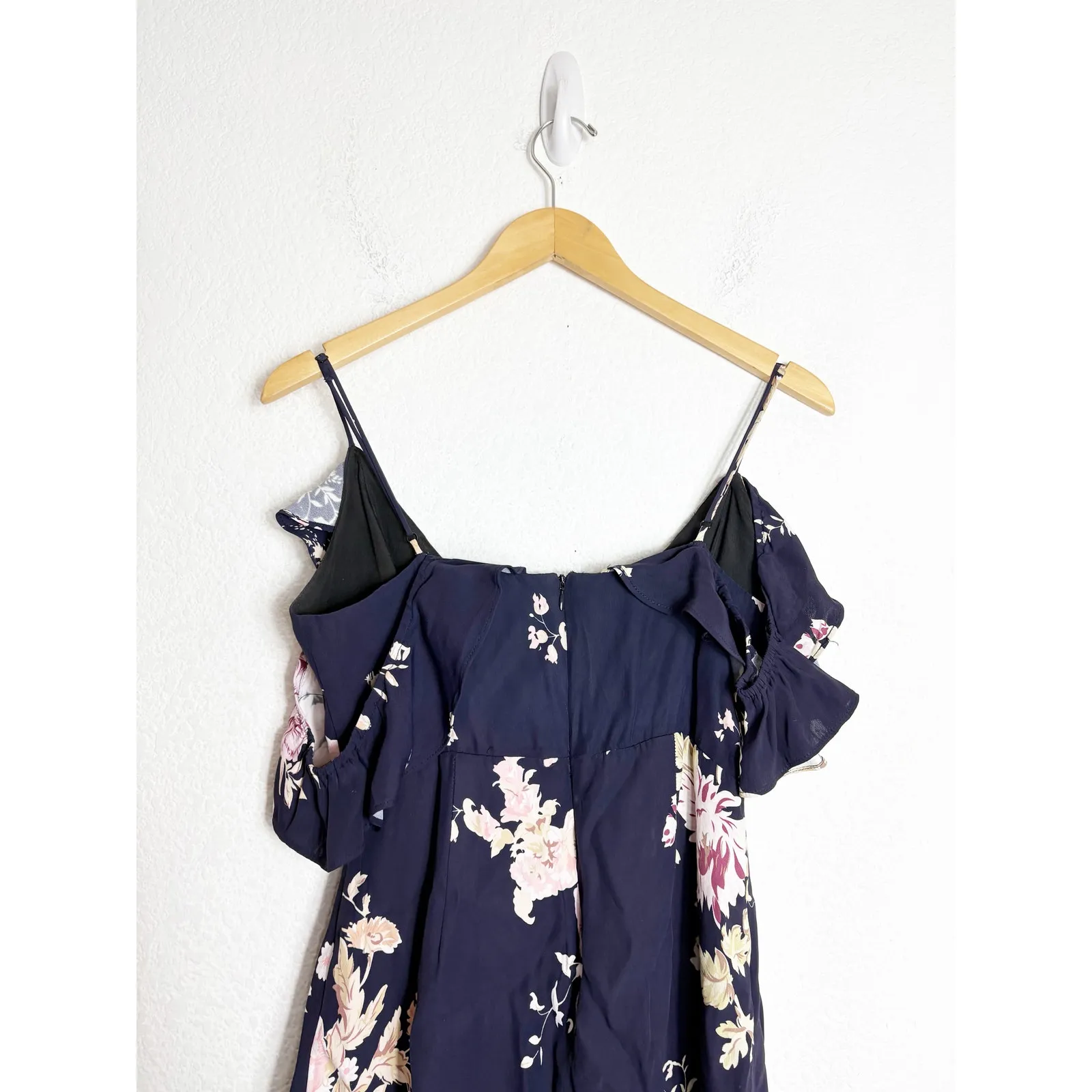 Revolve Majorelle Salsa Mini Dress Size Small Fauna Blue Floral Fairy Whimsygoth - Image 13