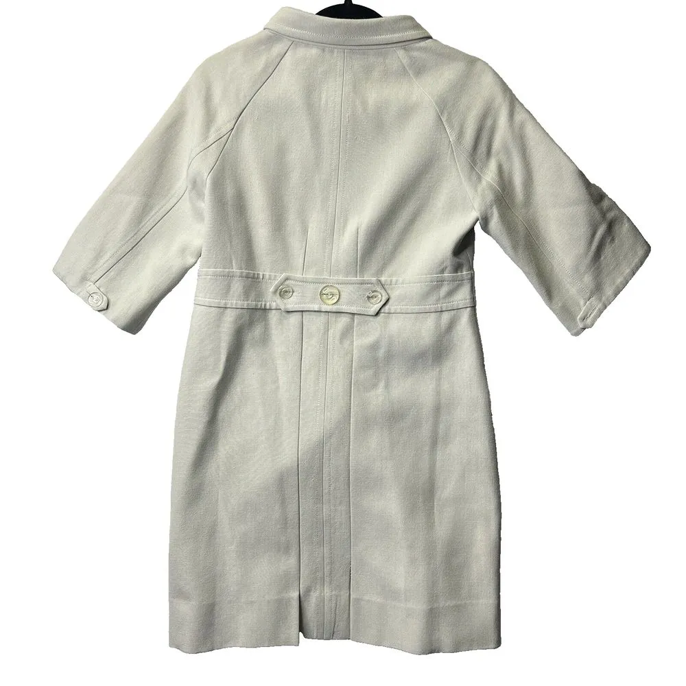 Penguins Original by Munsingwear Coat Size 4 Mod Go Go Preppy Classic Silk Blend - Image 2