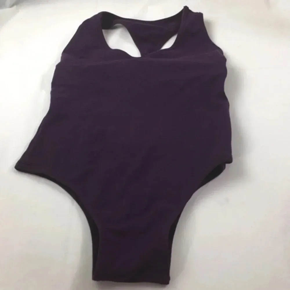 Red sport swim wear S Purple - Image 3