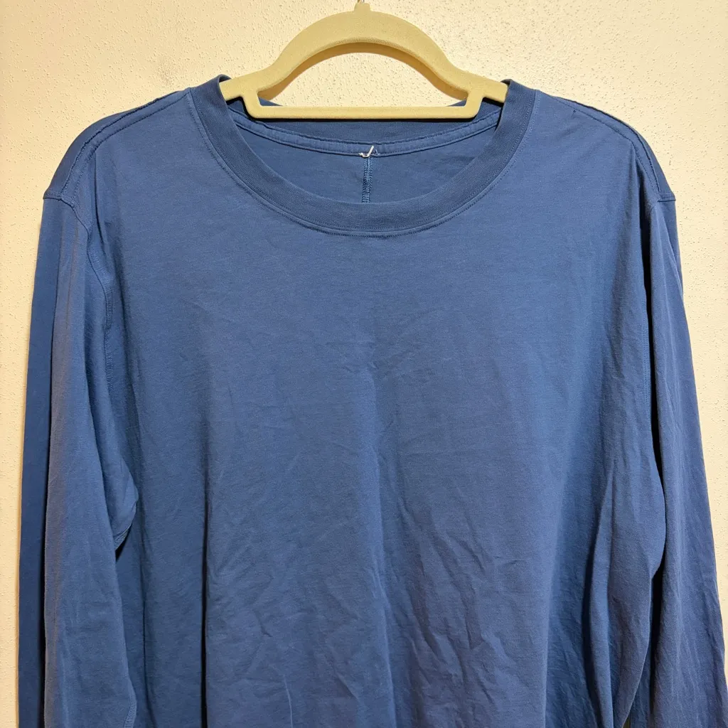 Lululemon All Yours Long Sleeve Crew Neck Shirt in Water Drop Blue - Image 5