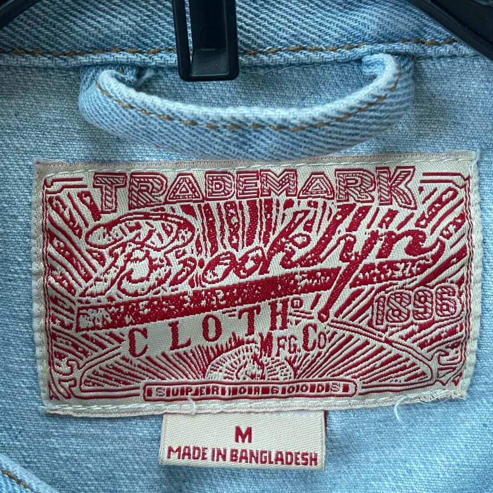 Brooklyn Cloth Co Hand Painted Scooby Doo“ Fred Jones” Distressed Denim Jacket-M - Image 8