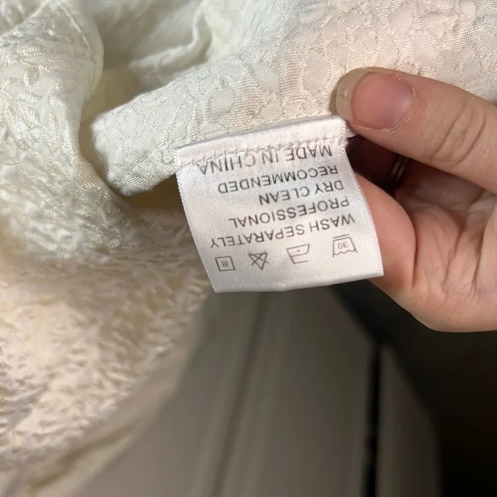 Cottagecore Fairy Brocade Puff Sleeve Voluminous Dress Size 6 - Image 9