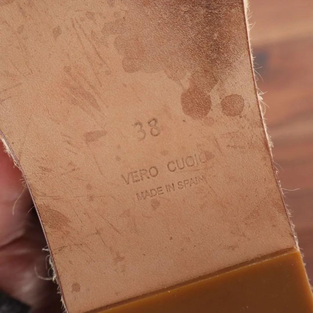 Alexander Wang Black Leather Zip Espadrille Flats Size 39 - Image 9