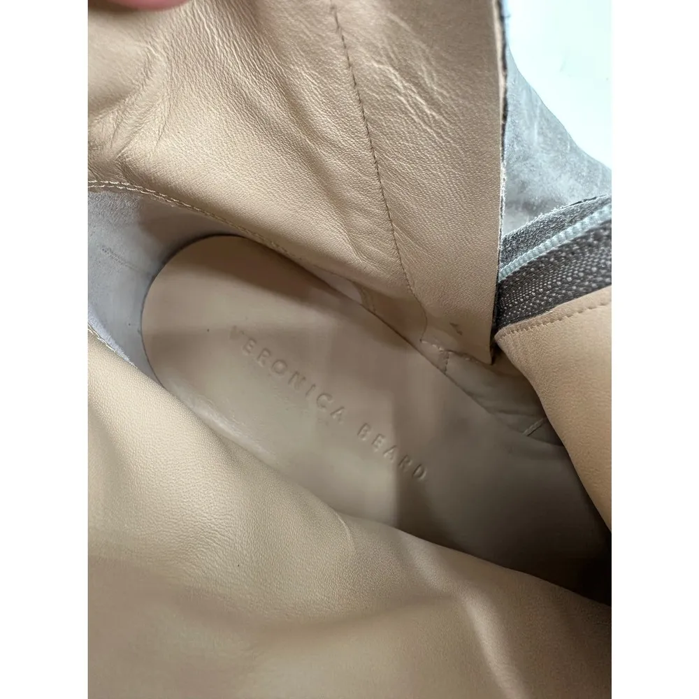 Veronica Beard Kinsley Gray Taupe Ankle Boots 7 NEW - Image 5