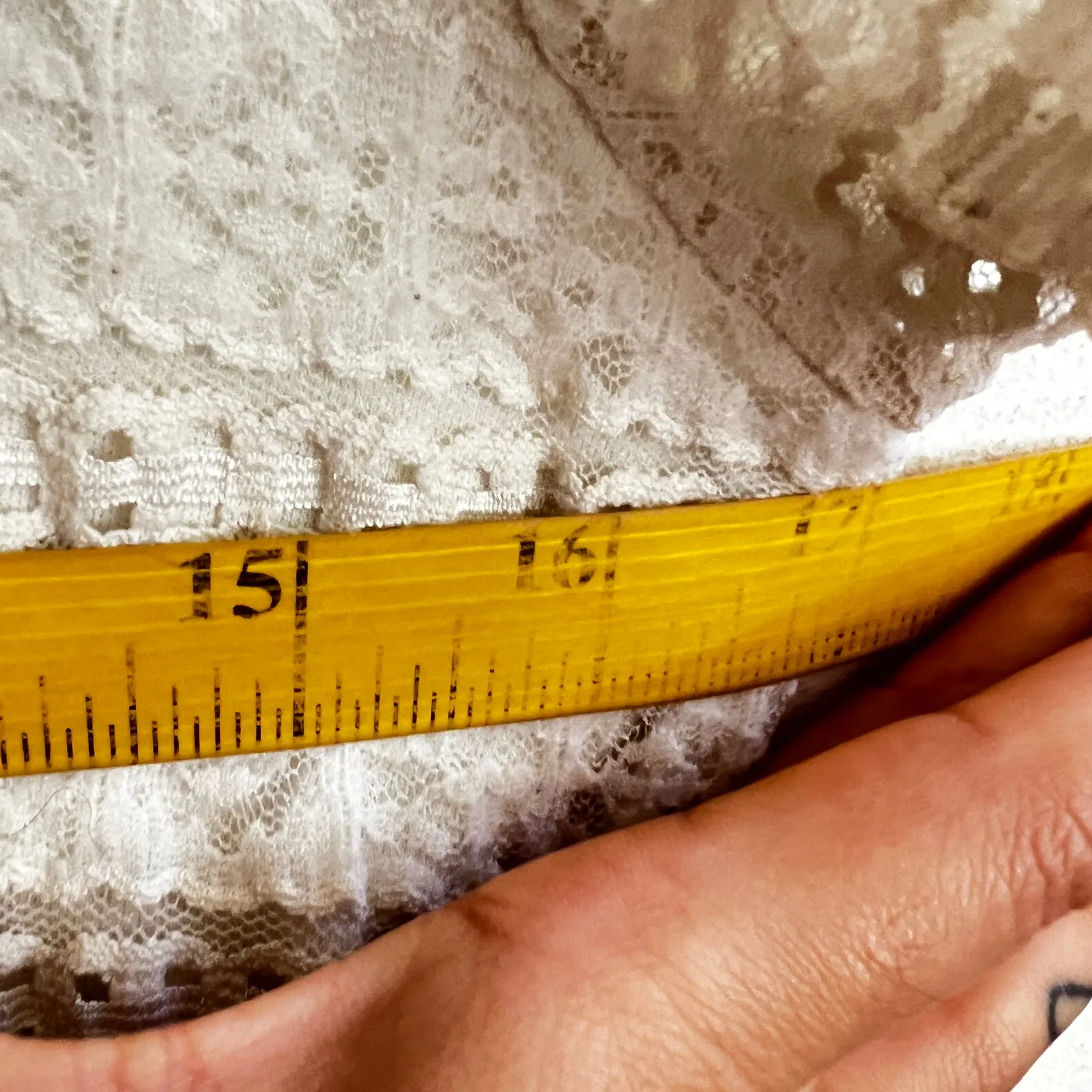 Vintage White Lace Top Coquette Y2K 2000s Fairycore Soft Girl Angelcore Small - Image 5