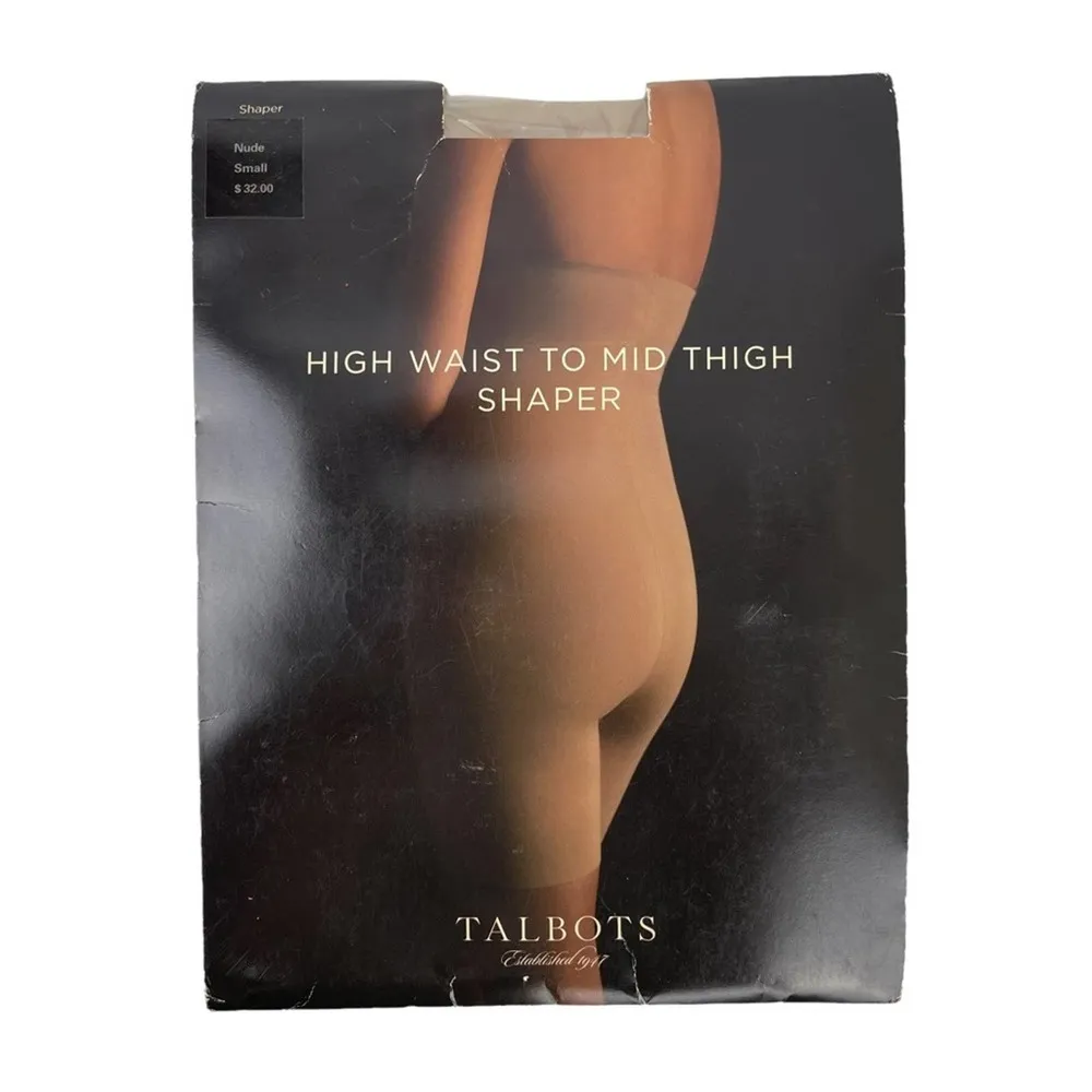 NWT Talbots Body Shaper High Waisted Mid Thigh Stretch Shorts in Nude Size Small - Image 11