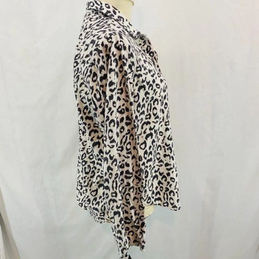 Victoria’s Secret Leopard Pajama Sleep Shirt Womens Small - Image 5