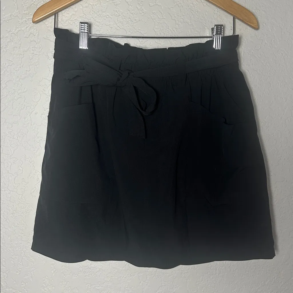 Athleta Black Skyline Skort Skirt Tennis Travel Athleisure Stretchy 446662 - Image 2