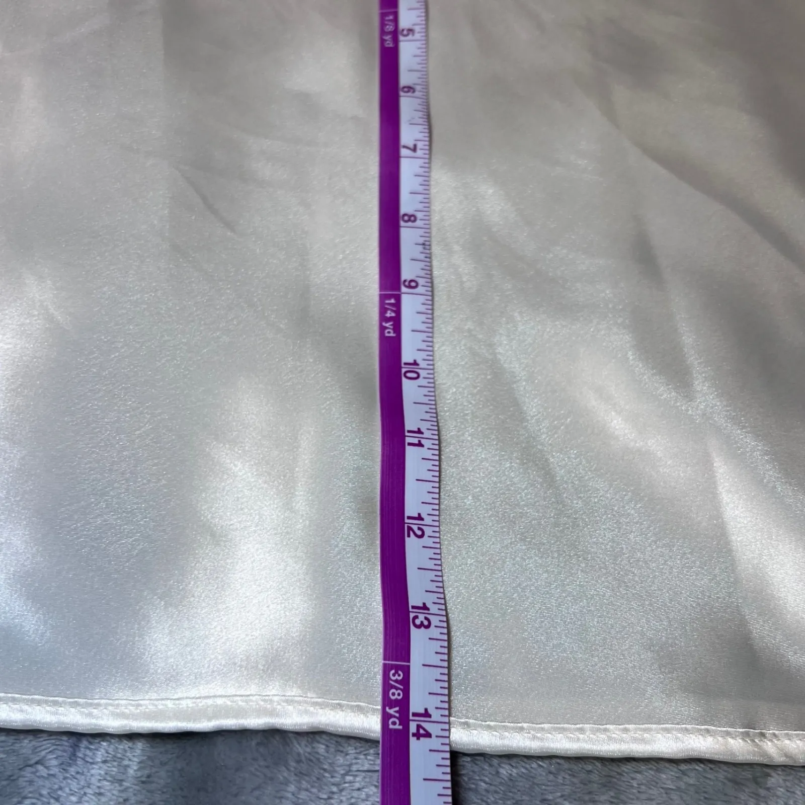 Escapades Camisole Womens Medium Ivory Vintage Lingerie Slip Cami Top Lace Trim White - Image 7