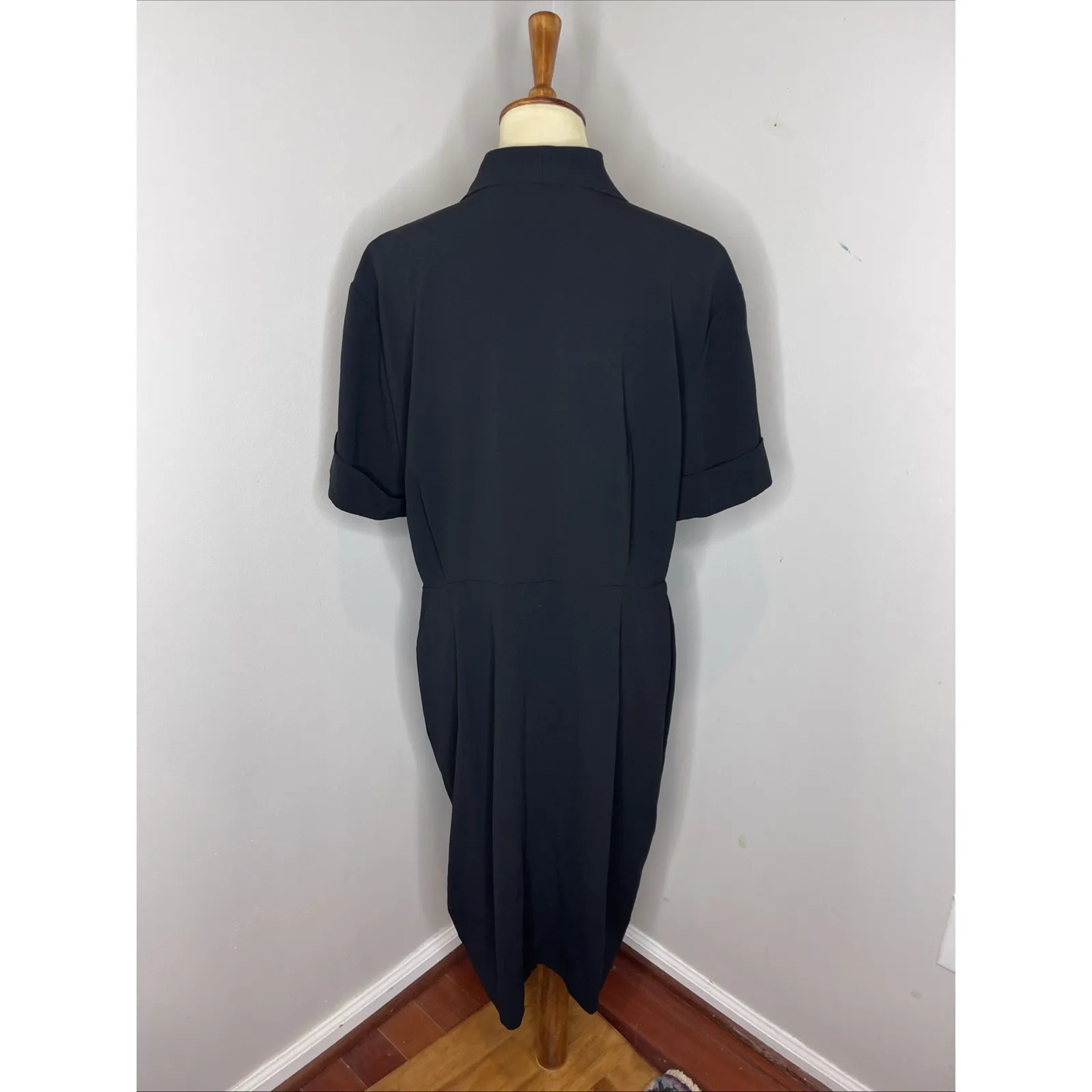 NEW MM Lafleur‎ Tory 5.0 Black Crepe Dress Size 16 - Image 5