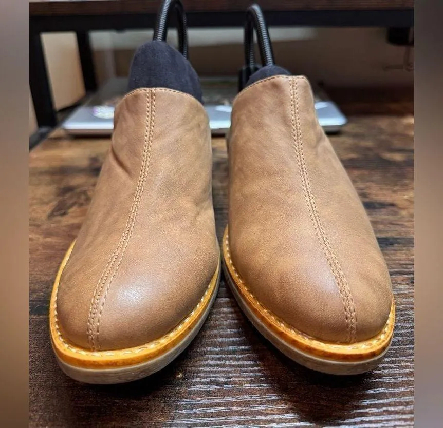 American Rag Tan Bootie slides size 8 - Image 11