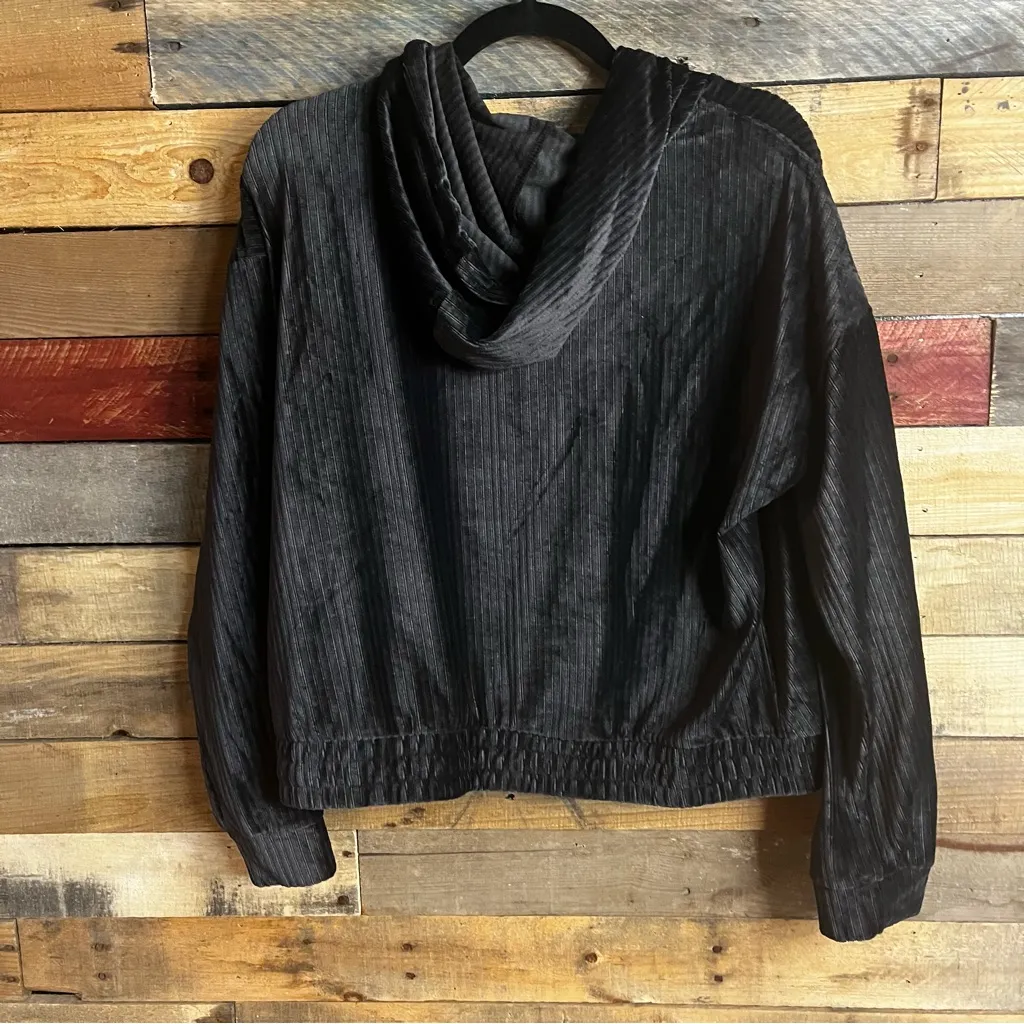 No Boundaries Black‎ Velour Hoodie Size XXL - Image 2