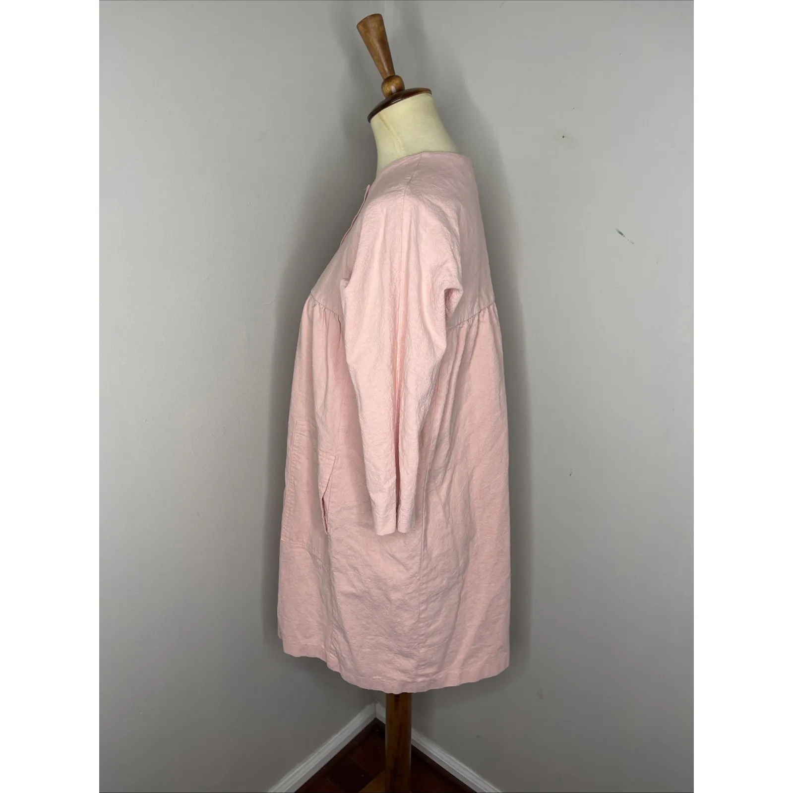 Tuckernuck Pomander‎ Place Fallon Salmon Pink Linen Dress Size Small - Image 3