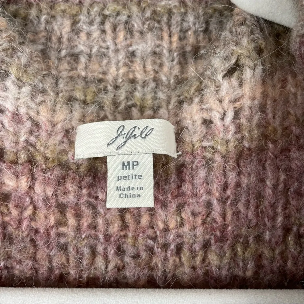 J. Jill Wool Alpaca Blend Cardigan Sweater Sz MP Button Front - Image 6