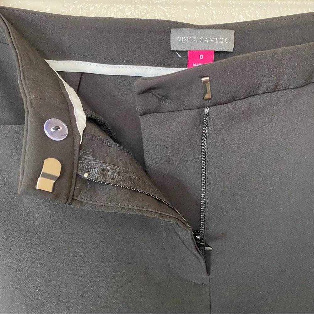 Vince Camuto Black Milano Twill Pant Size 0 NWT - Image 6