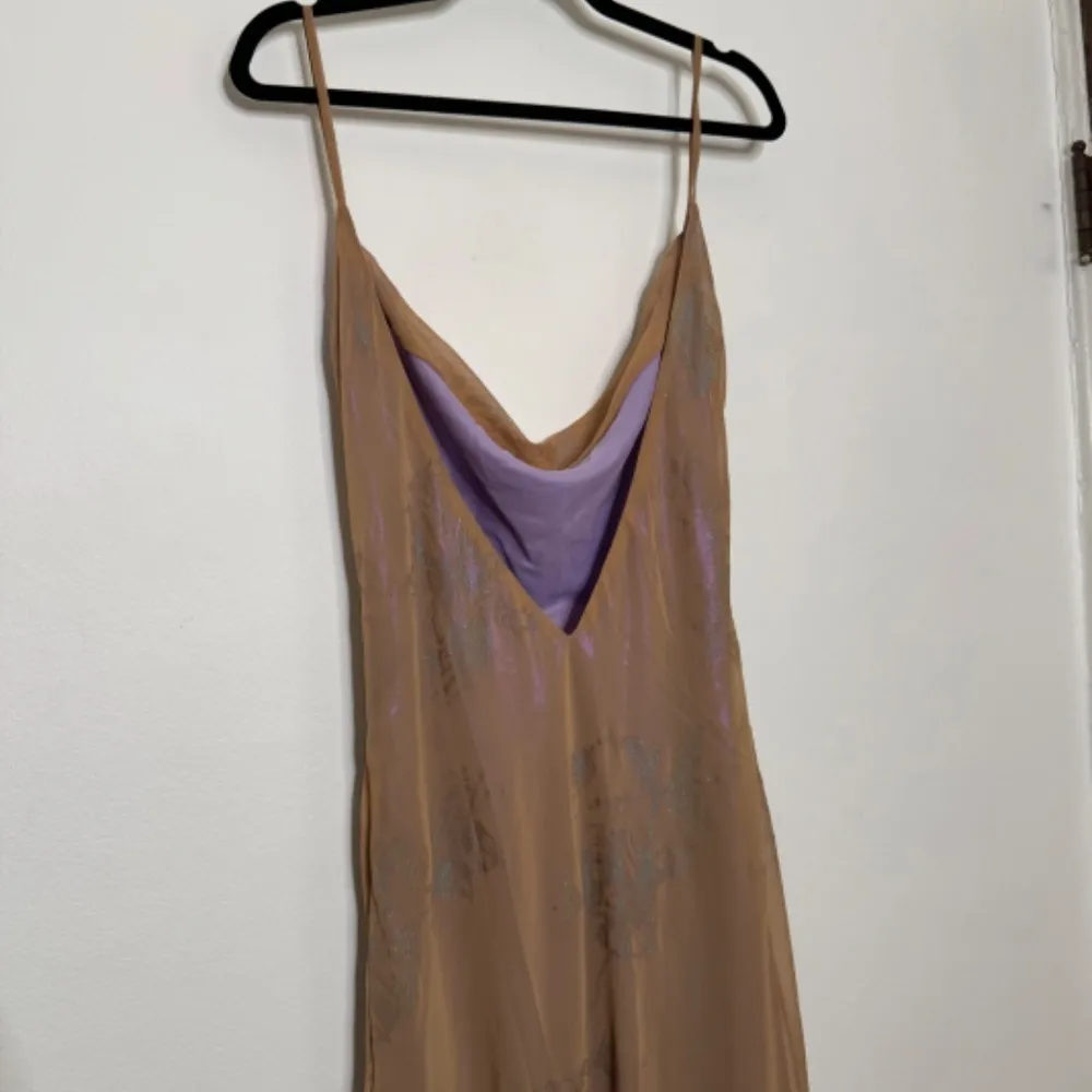 House of Cb Grabielle Iridescent Cafe Au Lait Maxi Dress - Image 14