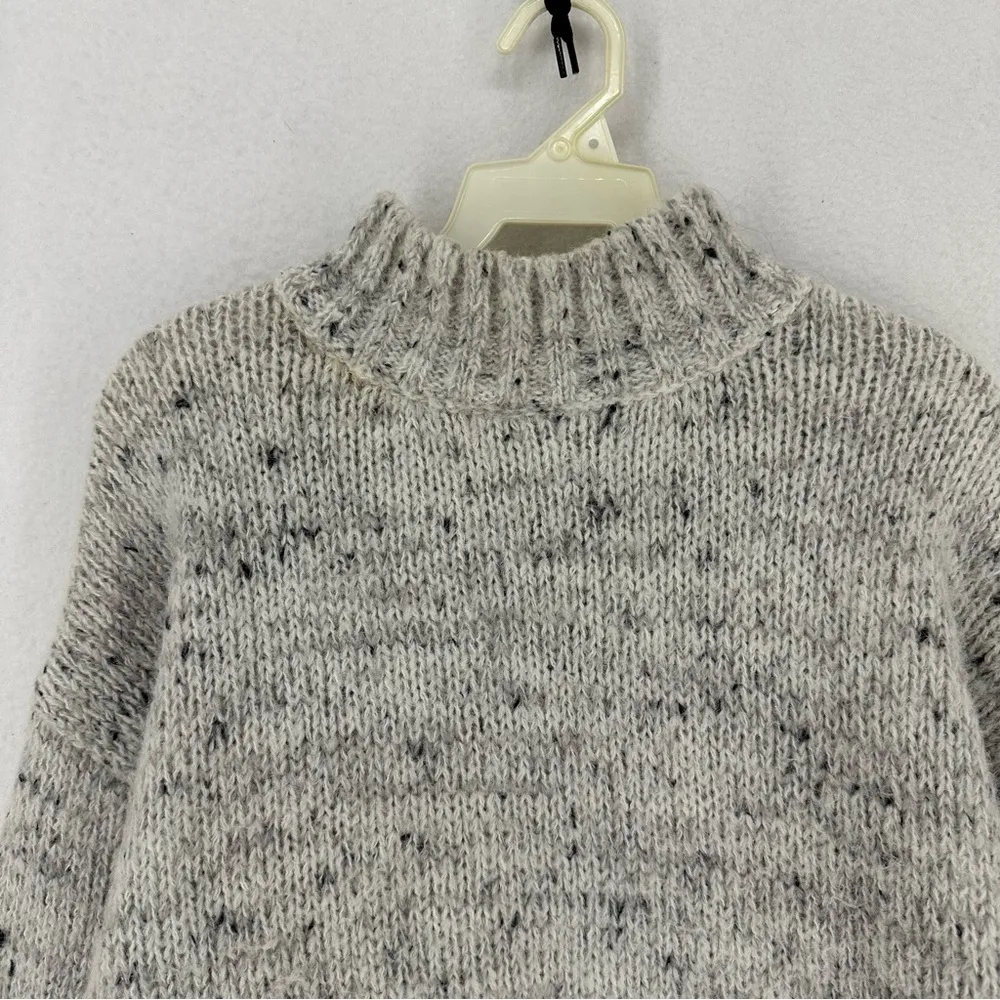Primark Chunky Knit Pullover Sweater Womens Medium Grey - Image 2