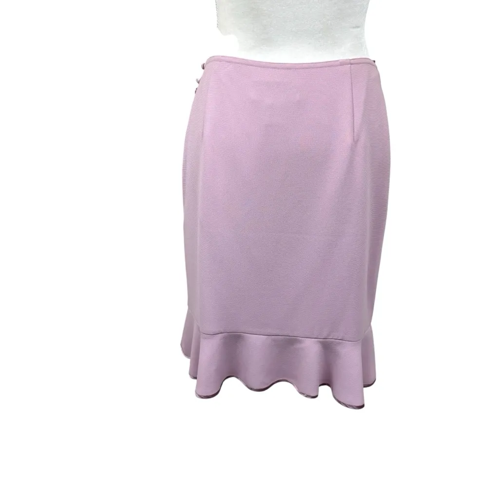 Bloomingdale's pencil skirt size 8P mermaidcore ruffle feminine fairy midi - Image 6