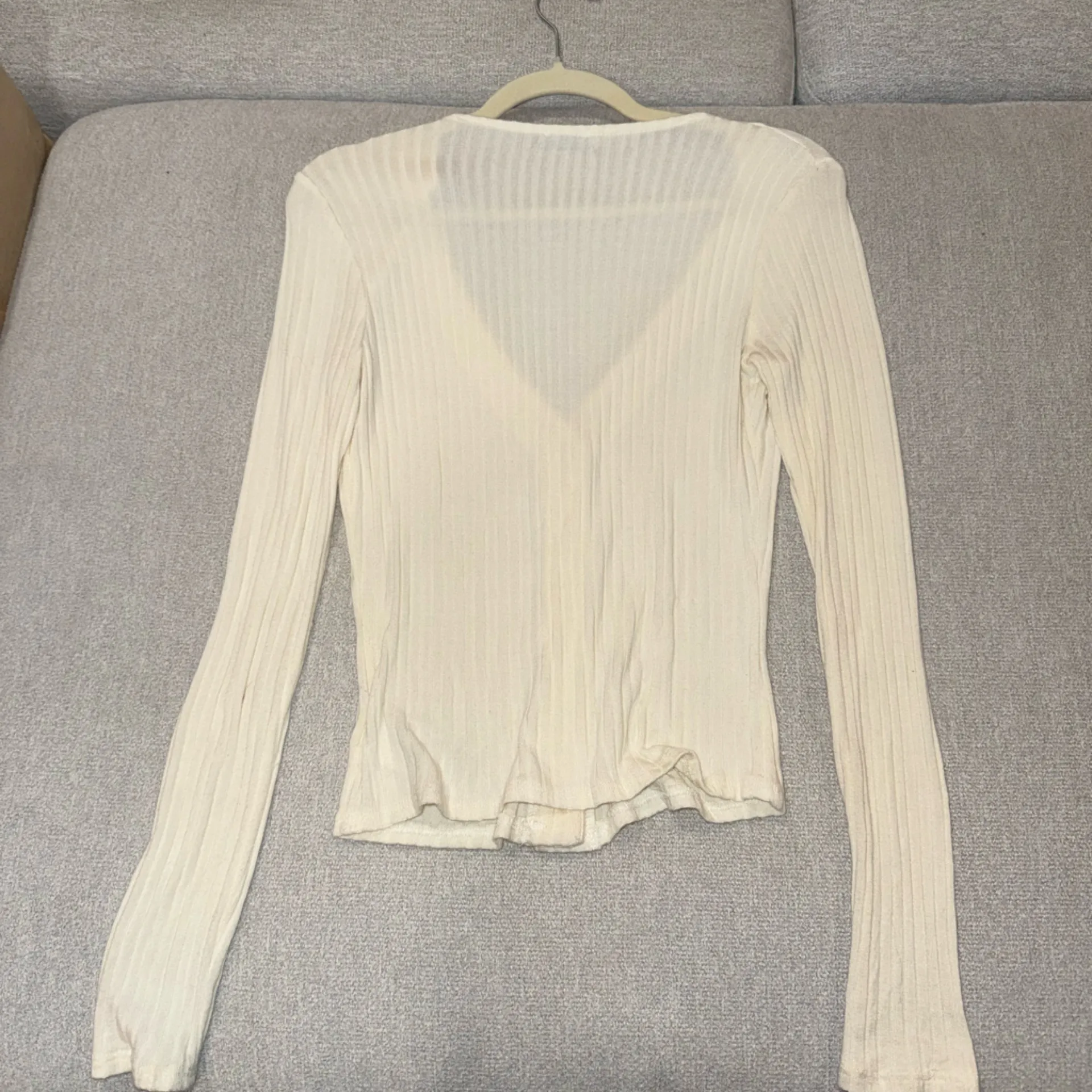 Urban Outfitters Cream Button-Up Cardigan - Image 3
