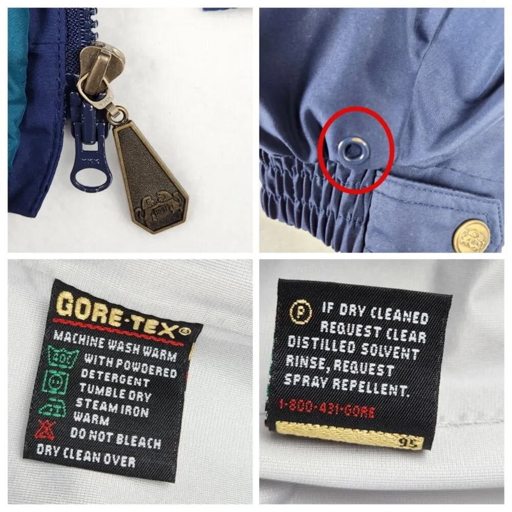 Vintage Tourney Womens Waterproof Windbreaker Gore - Image 6