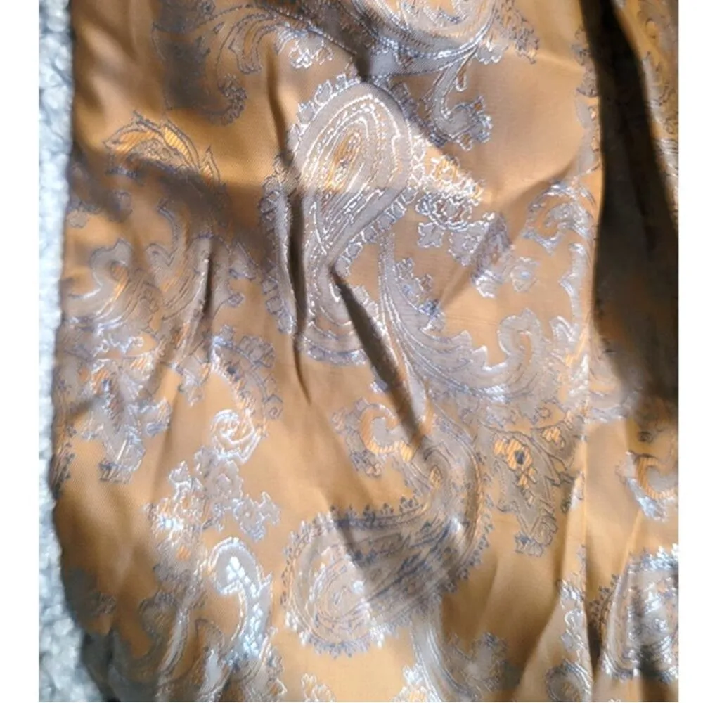 Soft Surroundings Contesse Long Sleeve Faux Sherpa Coat Carolina Blue Medium - Image 10