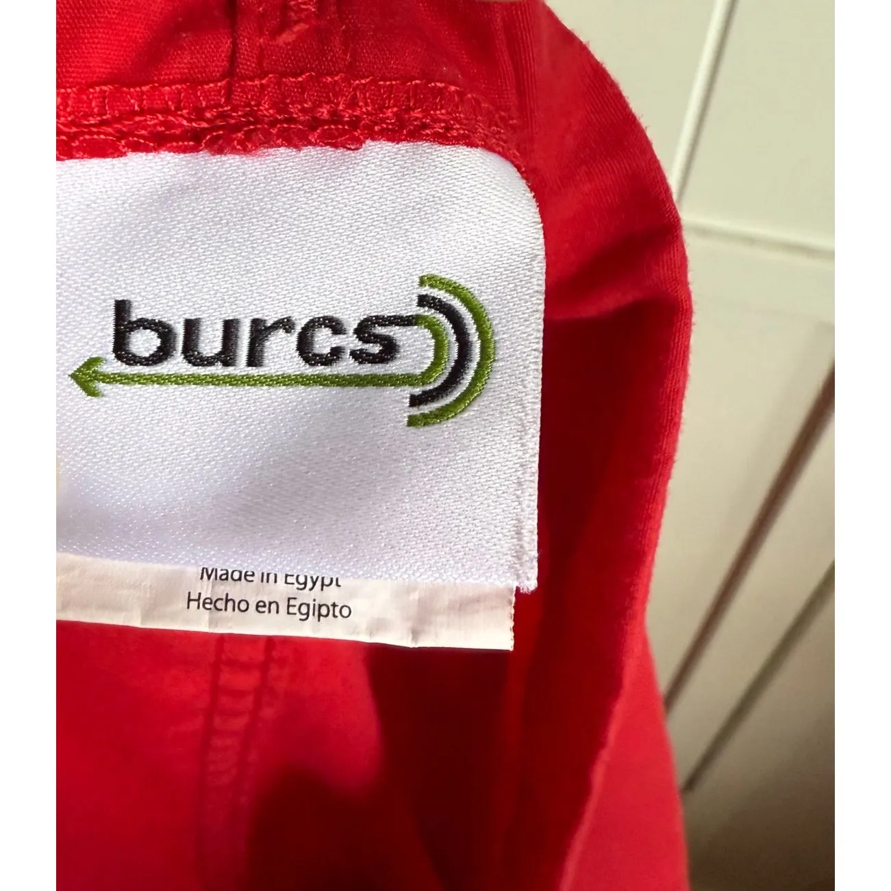 Burcs Womens Scrub Pants Sz S Red UGA Georgia‎ Bulldogs G - Image 7