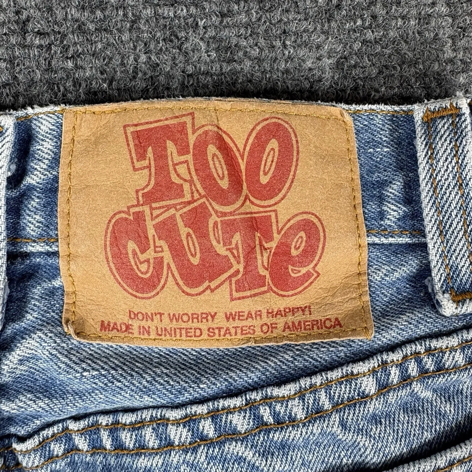 Vintage 90s BATMAN Levi's Embroidered Button‎ Fly Too Cute Jeans 24x29 USA Made - Image 9