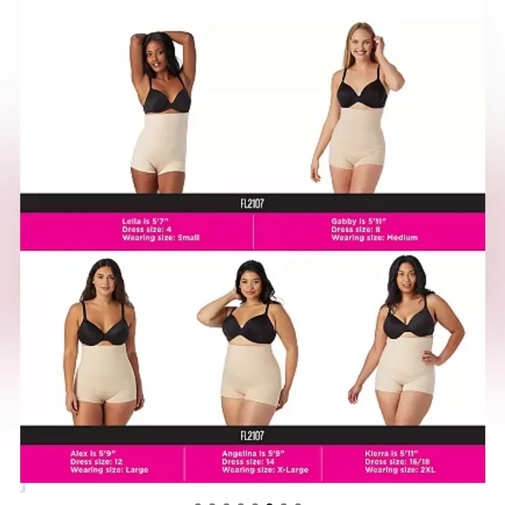 NWT Women's Maidenform® Shapewear Firm-Control High-Waist Boyshort 2107 - Image 10