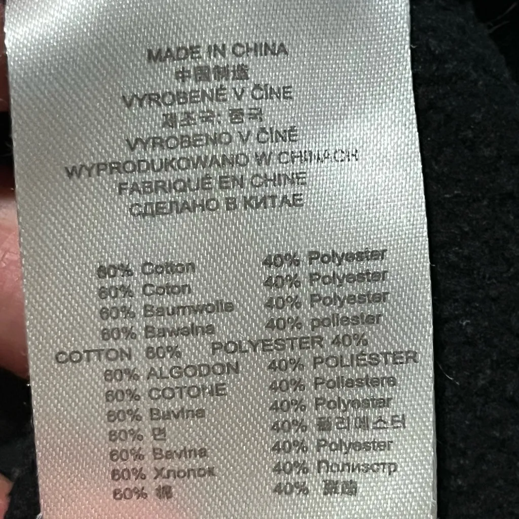 Burton Hoodie Women’s Small Black Full Zip Logo Long Sleeve - Image 7