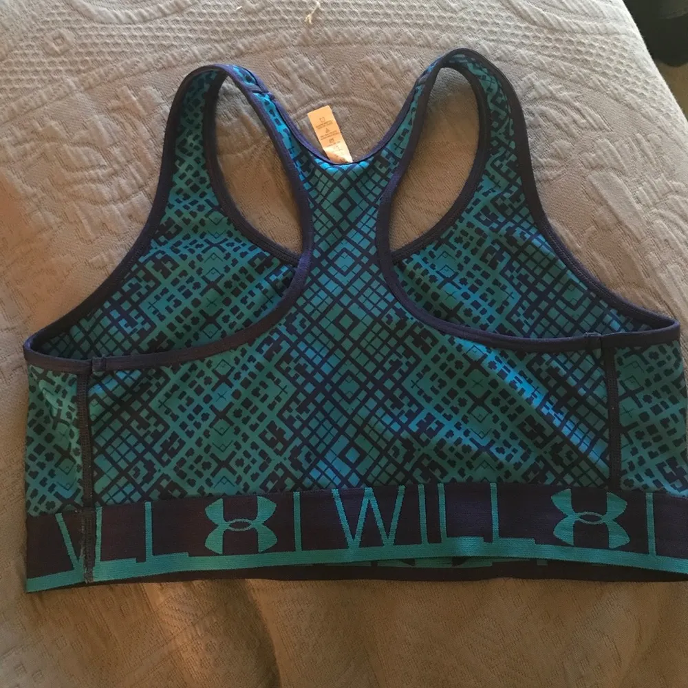 Blue UA Sports Bra - Image 4
