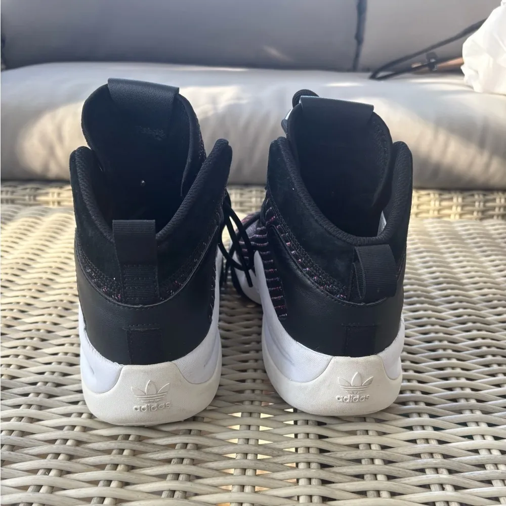 Adidas‎ Originals Crazy 8 Hightop Basketball Shoes Size 8 Workout Athletic Black - Image 5