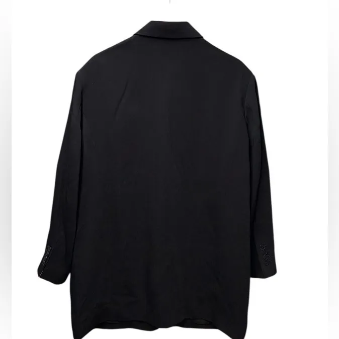 NEW $168 Express Oversized Boyfriend Blazer Women's Medium/Large Black Office - Image 4