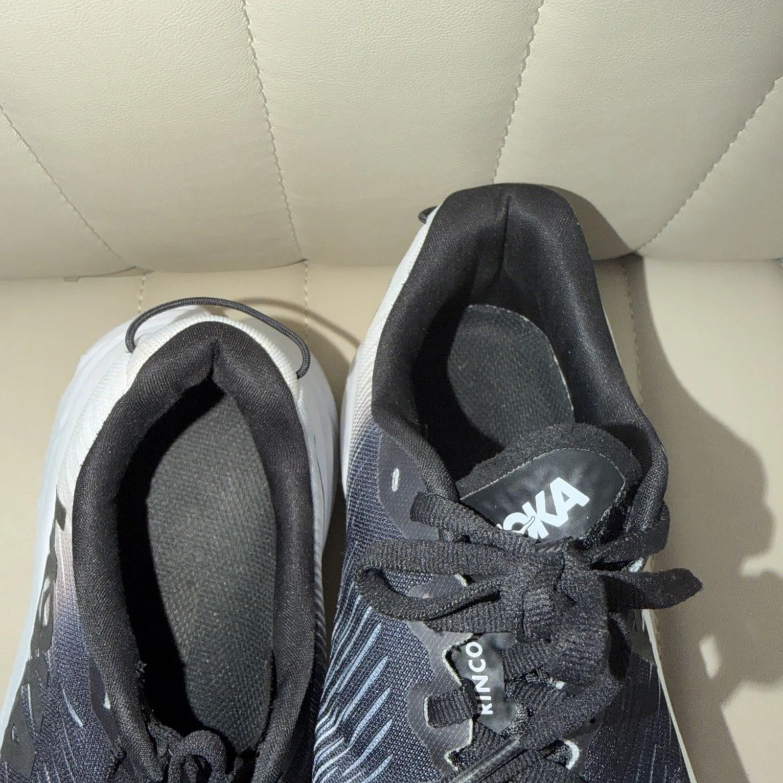 HOKA ONE ONE Womens Rincon 3 Running Shoes (Bellwether Blue/Ceramic, 7B Black Size 7 - Image 9