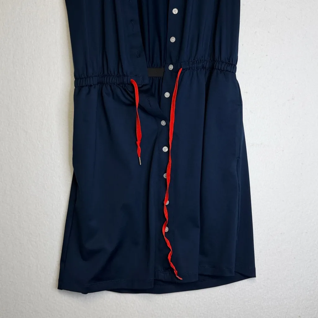 Tuckernuck Navy Sleeveless Performance Jersey Alcott Golf Dress - Image 3