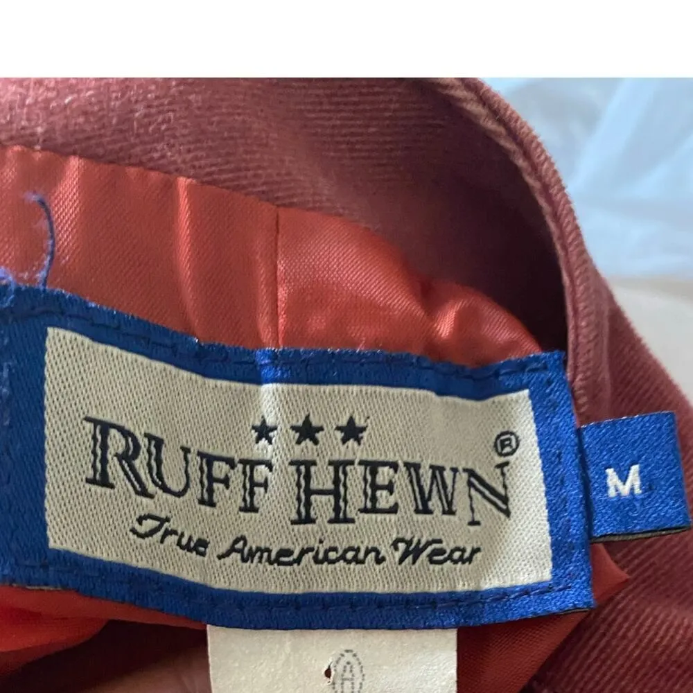 Vintage Ruff Hewn Floral Tapestry Sleeveless Rust Red Vest Waistcoat Size Medium - Image 4