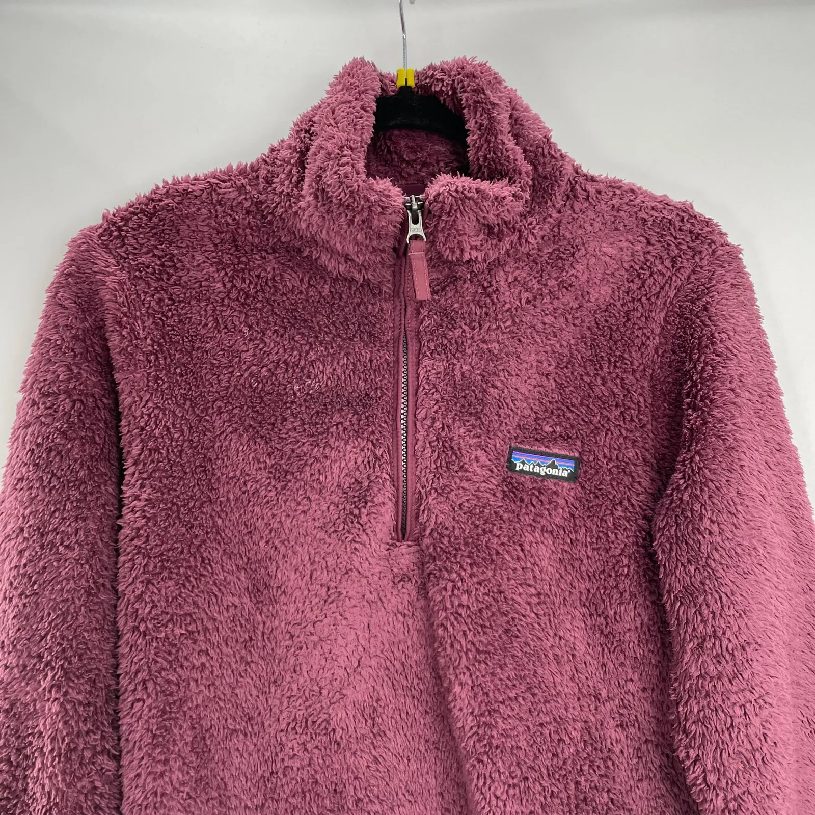 Patagonia Women's Purple Quarter Zip Soft Pullover Fuzzy Fleece Jacket Size M‎ - Image 6