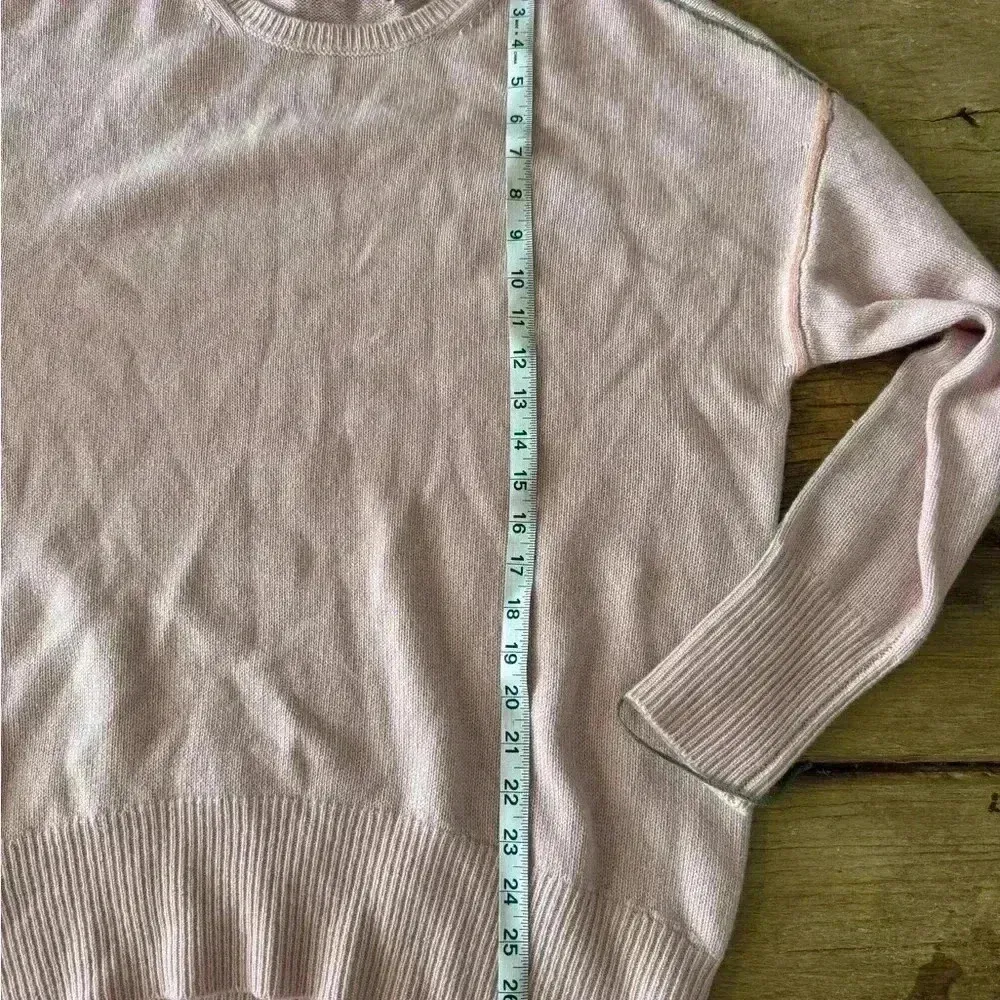 NWT Free People Sandrine Rose Bubble Sweater ~ Powder ~ S (oversized) - Image 12