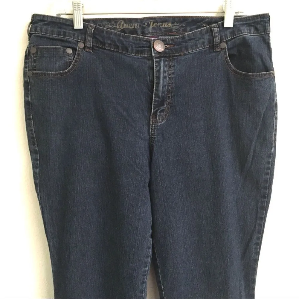 Avenue boot cut medium wash jeans 14 - Image 2