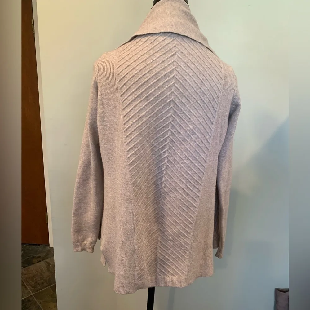 Cyrus Very Warm Cardigan Women’s Size Small Oatmeal Color Open Front - Image 2