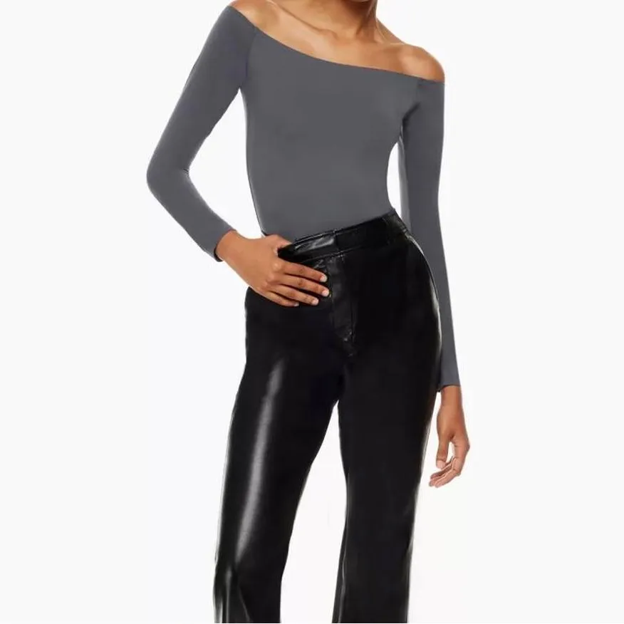 Aritzia Contour Off-shoulder Longsleeve Bodysuit - Image 2
