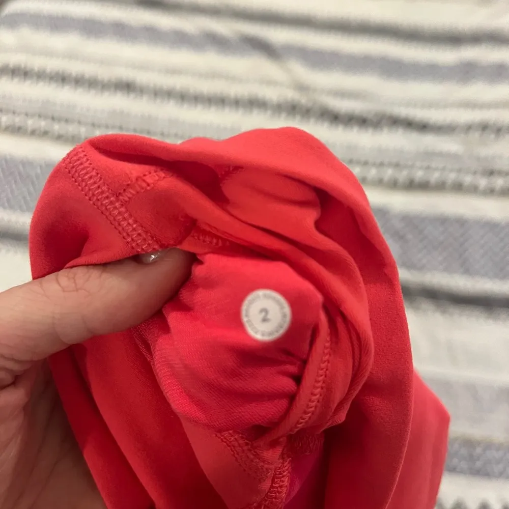 Lululemon Lip Gloss Align High Rise Short 6” Size 2 - Image 3