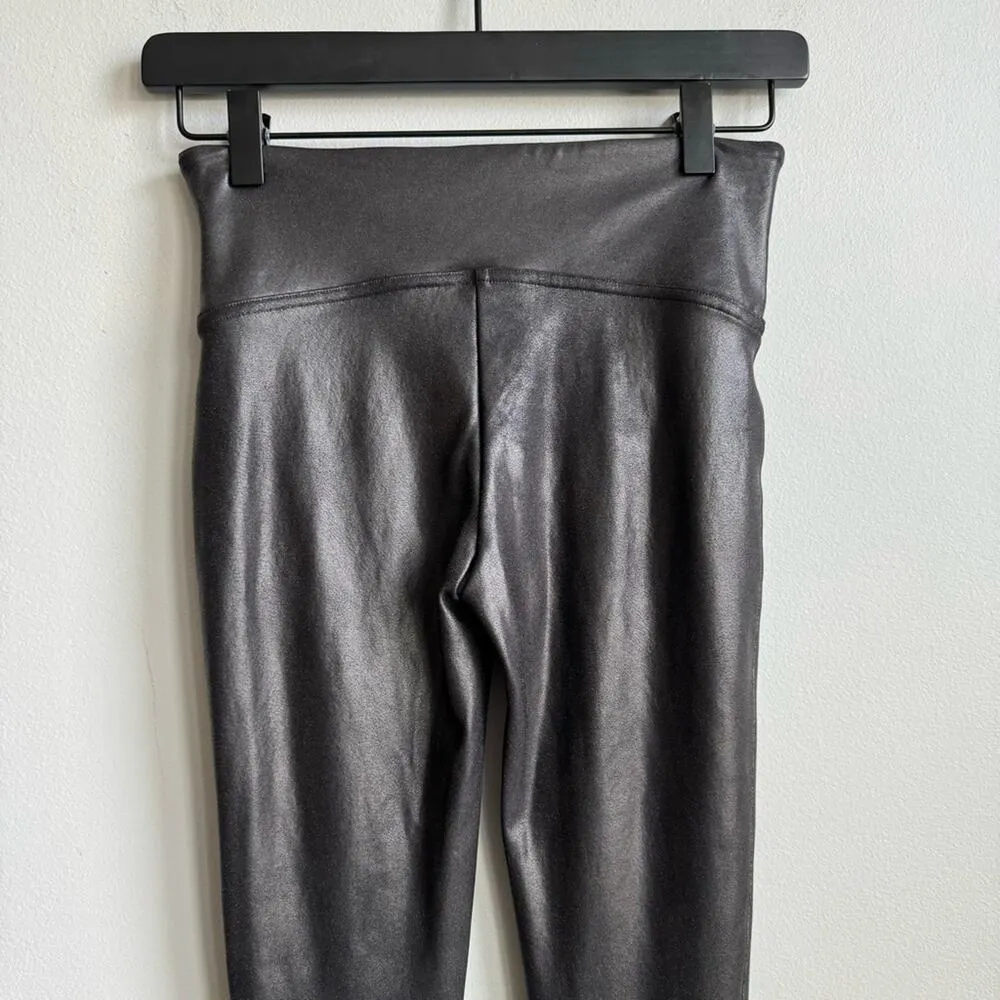 NEW SPANX Faux Leather Leggings S - Image 10