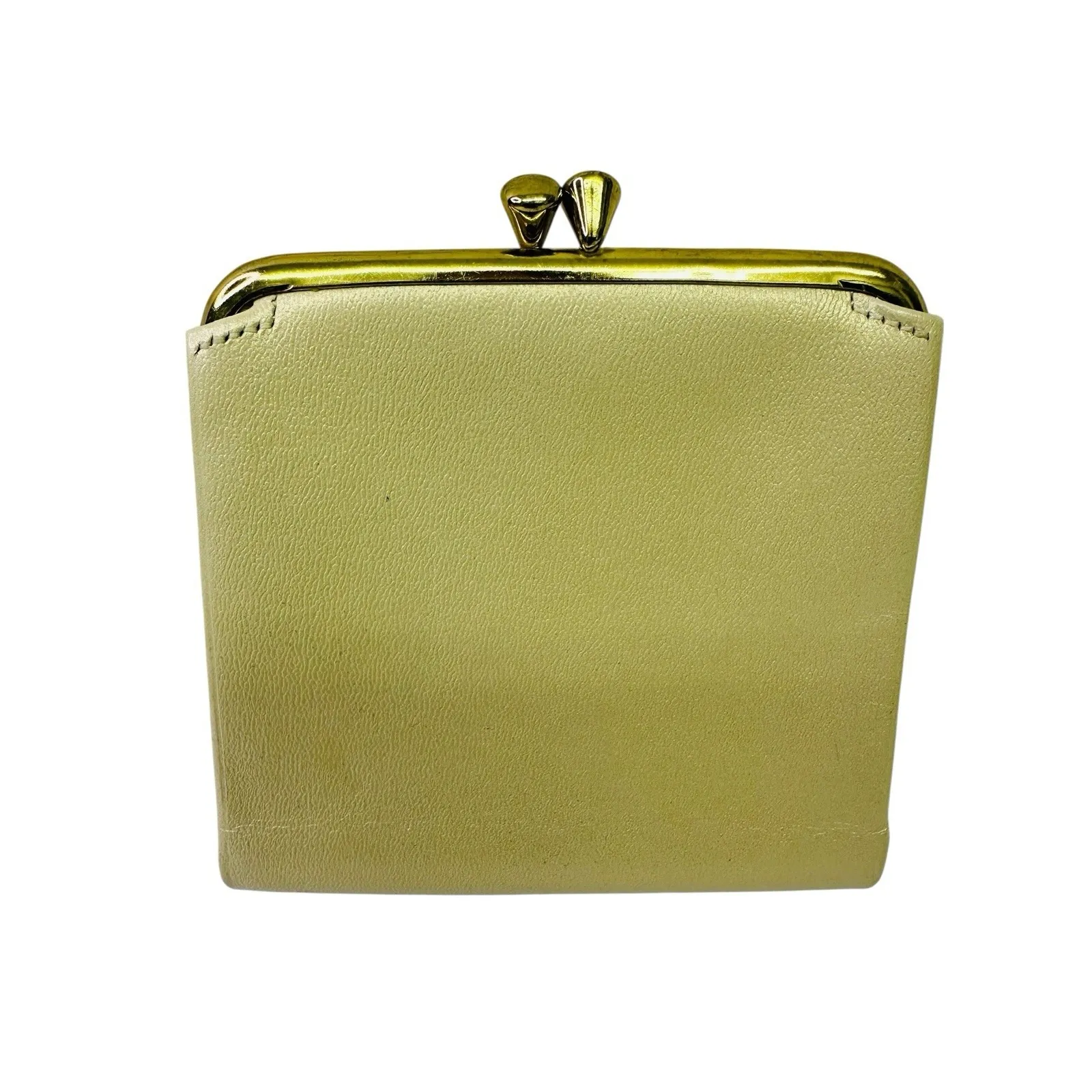 New Princess Gardner Leather Kiss Lock Coin Purse Wallet Genuine Cowhide Read - Image 9