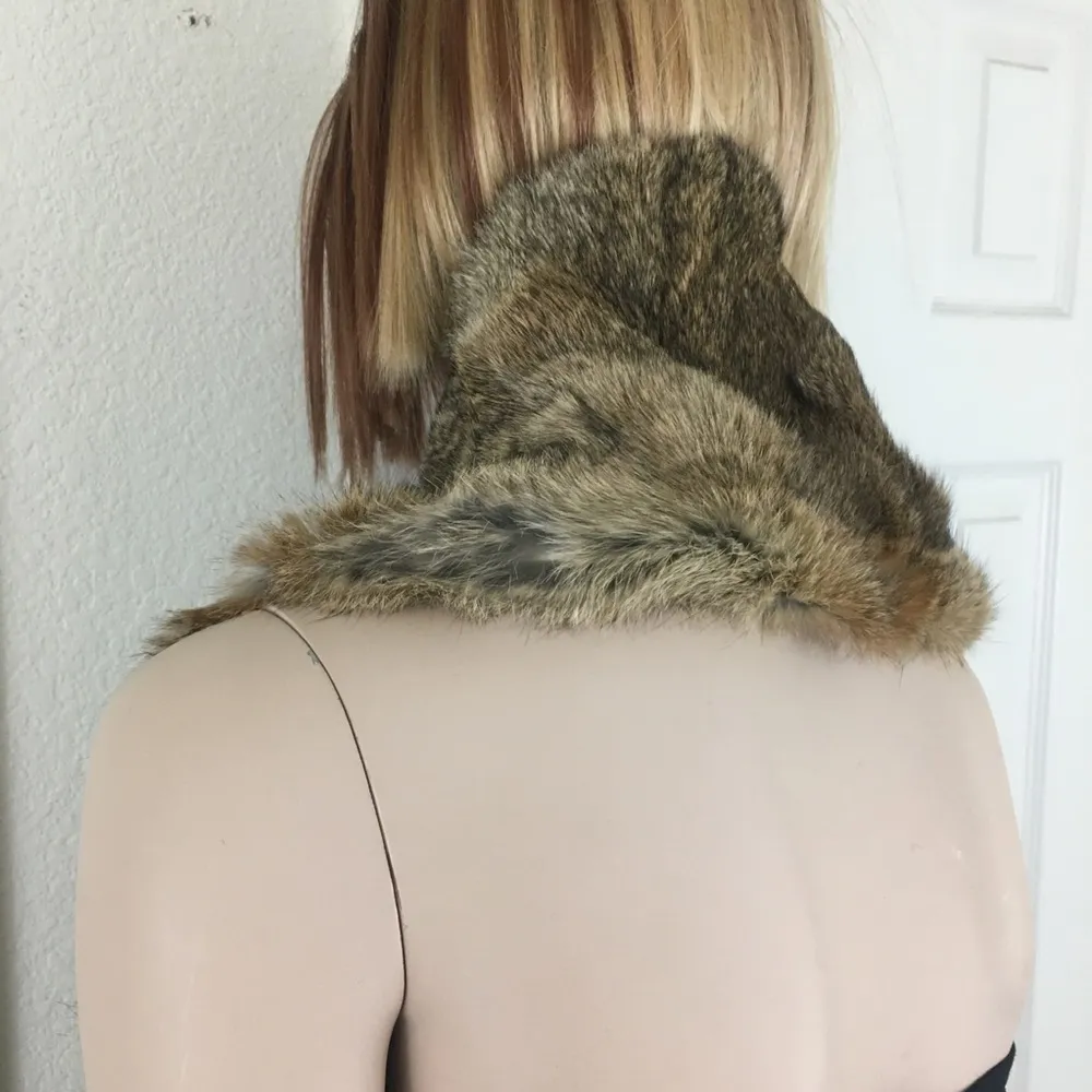 Vintage Genuine Fur Collar Scarf - Image 4