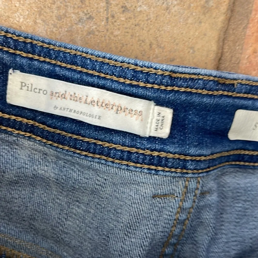 Anthropologie Pilcro Ultra High-Rise
Seamed Straight Jeans size 30 - Image 3