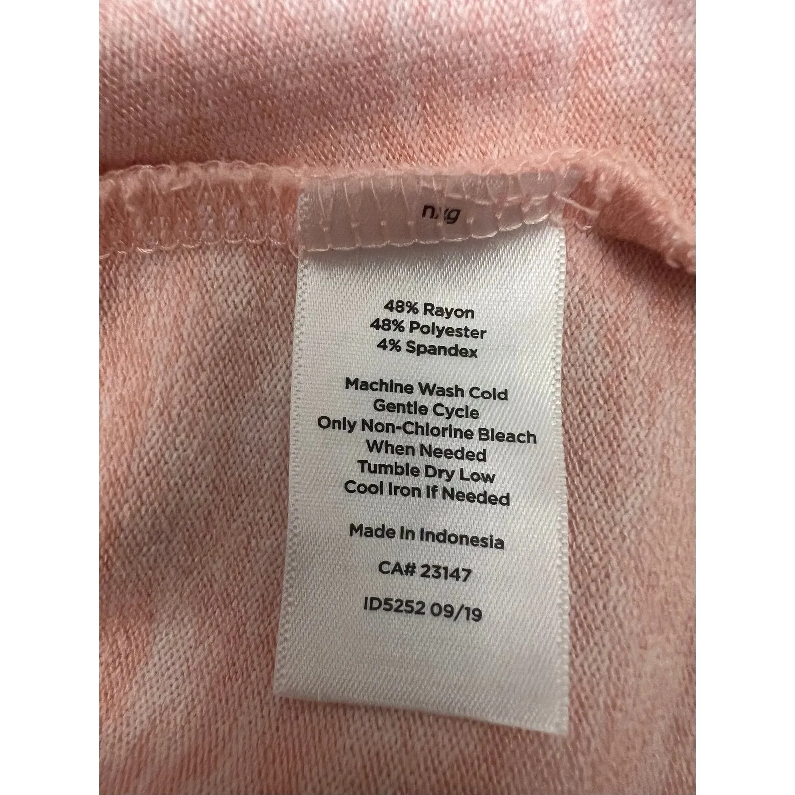 Talbots Women's Cut Out Back‎ Knit Midi Stretch Dress Peach Blossom Size L - Image 10