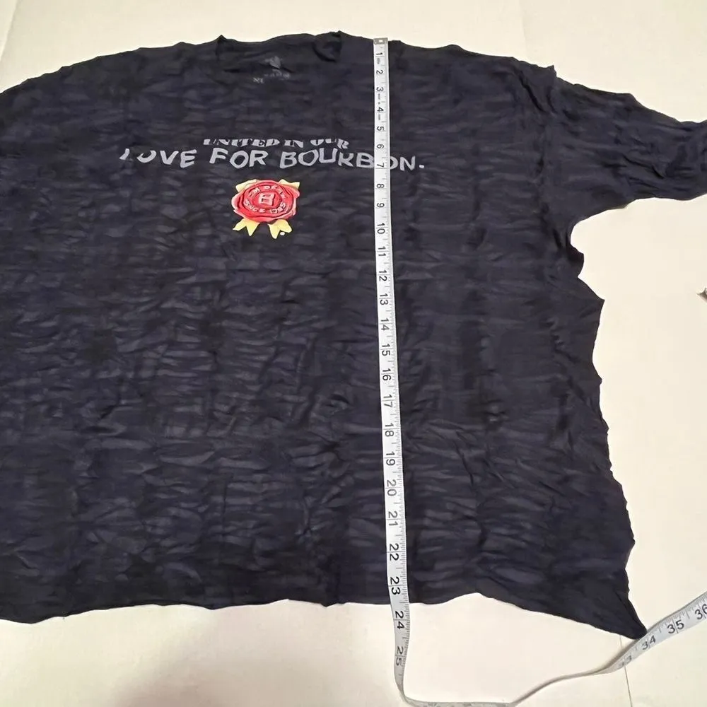 Jim Beam United in our love for Bourbon on the front Stripes and Jim Beam seal o Blue Size XL - Image 4